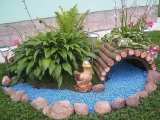 Aliran kering dalam reka bentuk landskap + foto