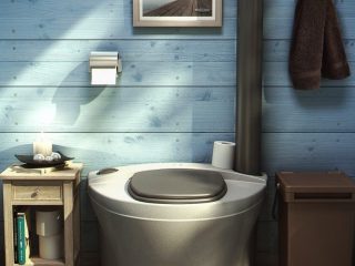 How to make a toilet in the country without smell