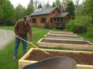 How to make raised beds + video