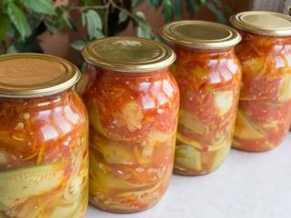 Mother-in-law's tongue from zucchini