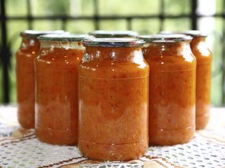 Classic squash caviar