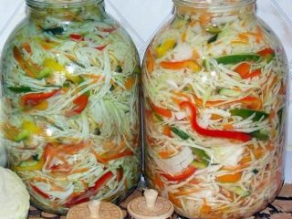 How to salt pepper and cabbage
