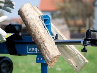 Partidor de madera hidráulico de bricolaje