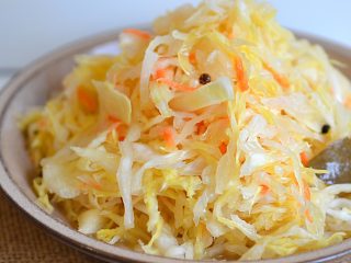 Sauerkraut with carrots