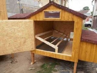 Nákres zimného kurína pre 5 kurčiat