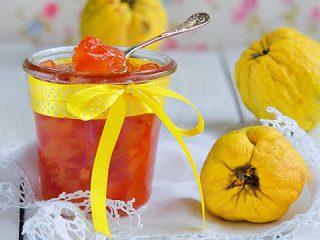 Delicious quince jam