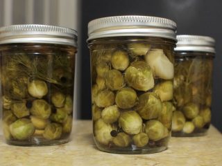How to pickle Brussels sprouts