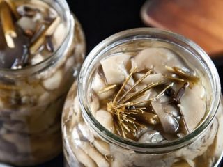 Pickling oyster mushrooms at home