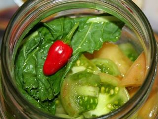Spicy Green Tomato Salad Recipe