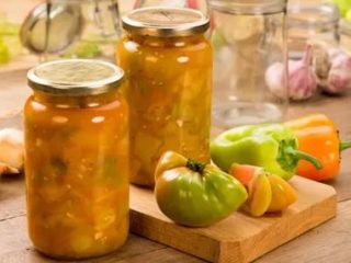 Recept na lečo zo zelených paradajok na zimu