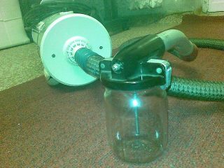 Aspirador de jardín de bricolaje