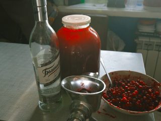 صبغة Lingonberry على لغو