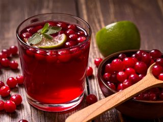 Cranberry tincture with cognac - recipe