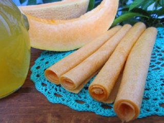 Melonenpastille im Trockner