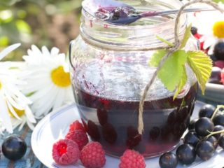 Recept na malinový džem s čiernymi ríbezľami