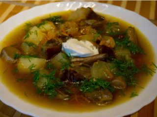 Sopa de boletus: recetas de champiñones frescos, congelados y secos.