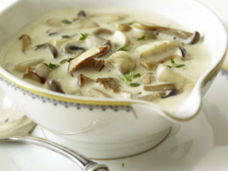 Porcini huby v smotane: recepty s fotografiami