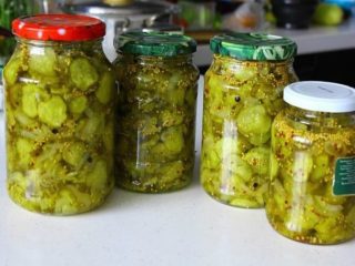 Komkommersalade met mosterd: recepten voor de winter