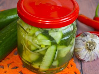 Lady prsty uhorky: recept na zimu