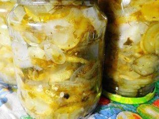 Recept na uhorkový šalát Latgale