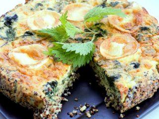 Quiche con ortigas: recetas + fotos.