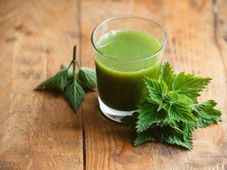 Zelené smoothie so žihľavou