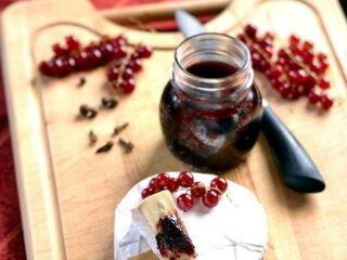Chutney de grosellas rojas y negras