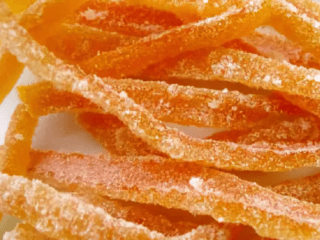 Kandizované grapefruitové šupky doma